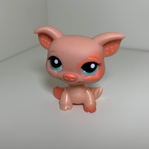 RARE Littlest Pet Shop - Pink Piglet Bathtime Set - Picture 3 of 8